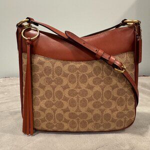 Coach Coated Canvas Signature Chaise Crossbody